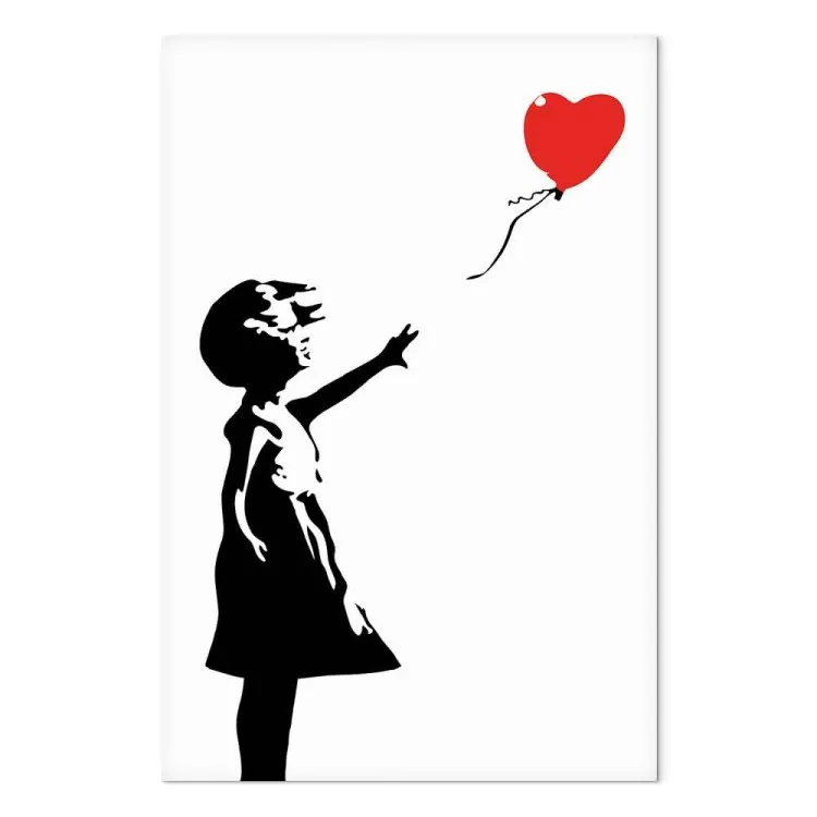 Little Girl with a Balloon (1 Part) Vertical