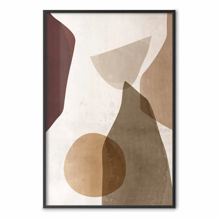 Höståtersättning - abstrakt geometrisk figurkomposition
