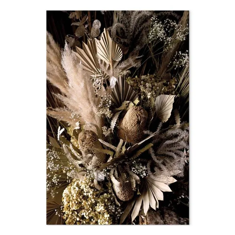 Barockprakt (1-del) vertikal - bukett blommor i boho-stil