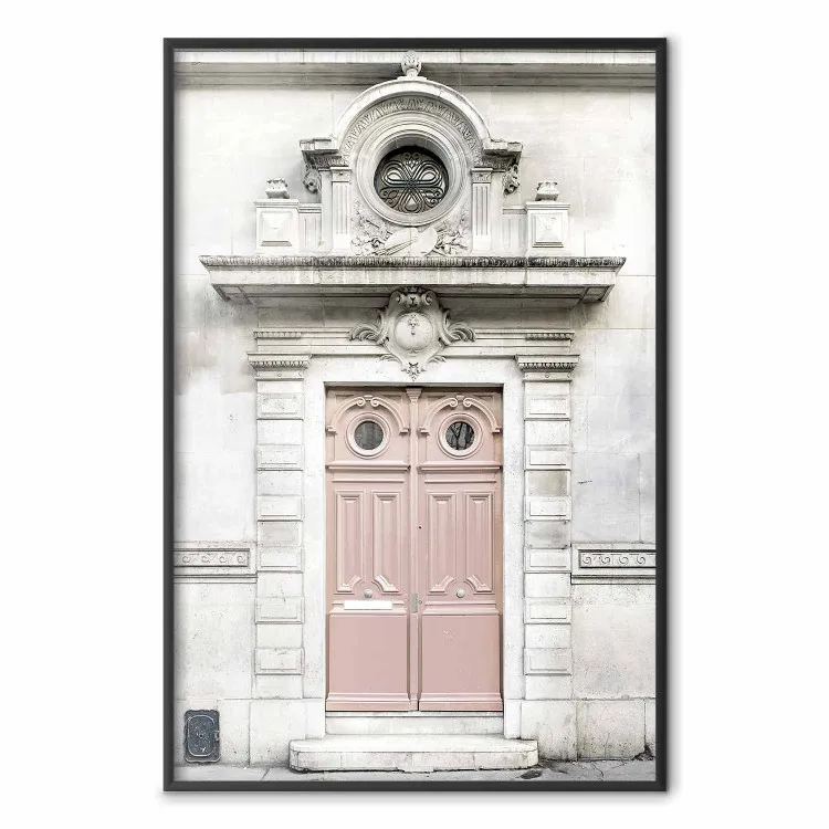 Arkitektur - foto av byggnad med rosa ytterdörr