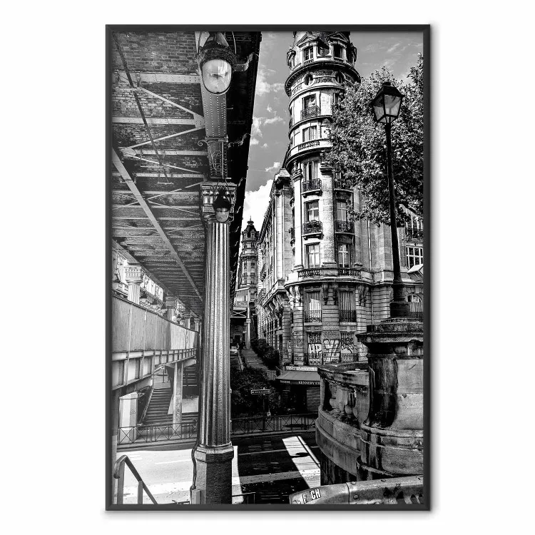 Pont de Bir Hakeim - parismoské i svartvitt
