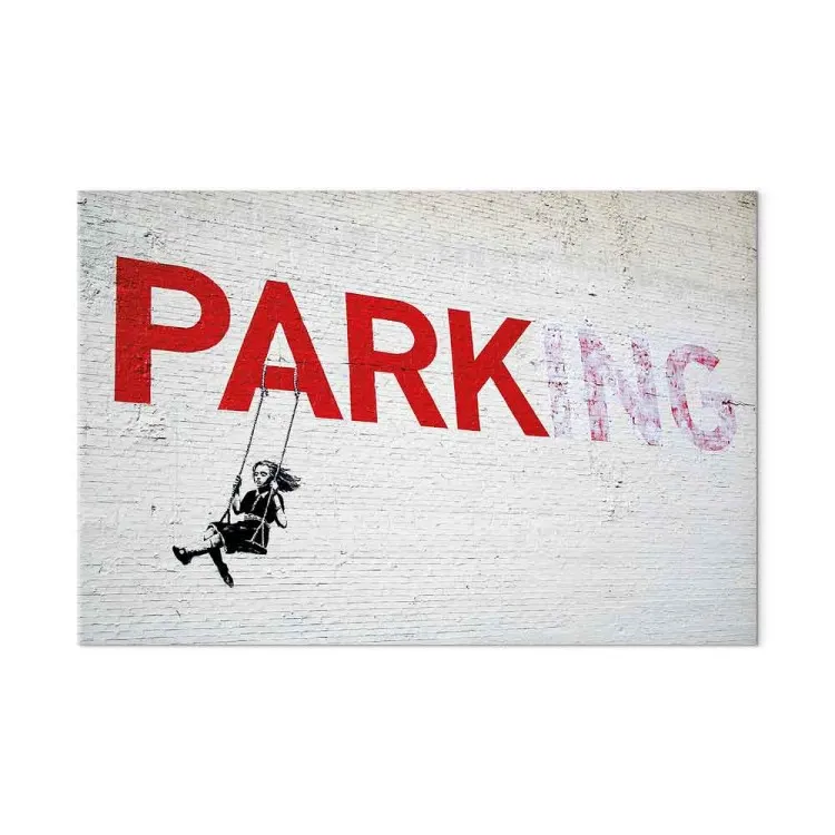 Parking Girl Swing by Banksy