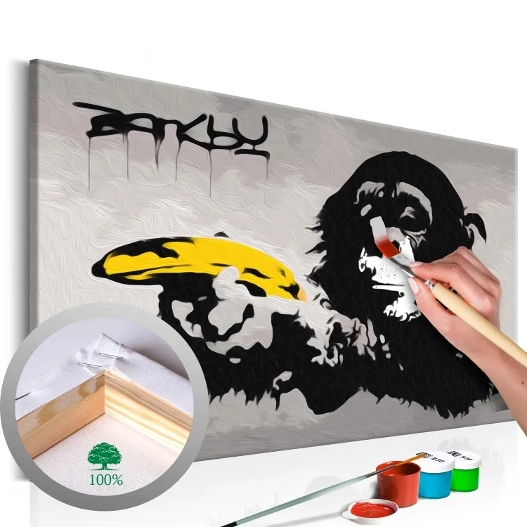 Apa (Banksy gatukonst graffiti)