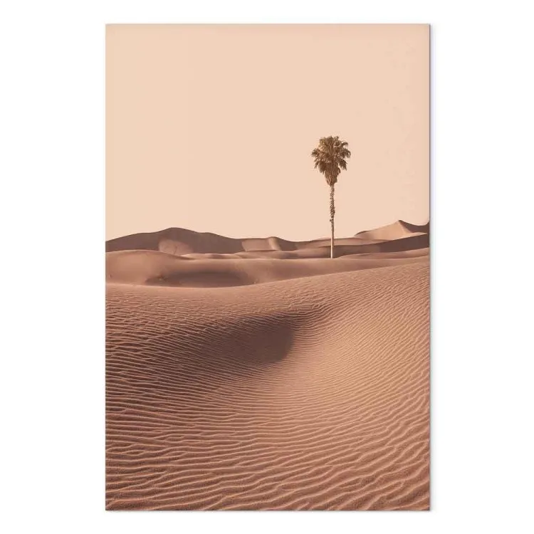 Ökenvegetation (1-panel) vertikal - Arabisk öken i Marocko