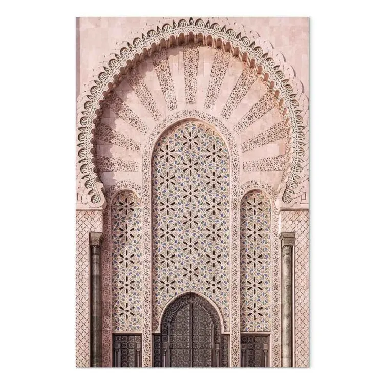 Dekorerad port (1-panel) vertikal - arkitektur i arabiskt tema