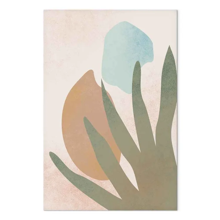 Agave i solen (1-del) vertikal - Abstrakt mönster i boho-stil