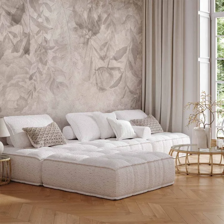 Beige kvistar - en komposition med motiv inspirerat av naturen