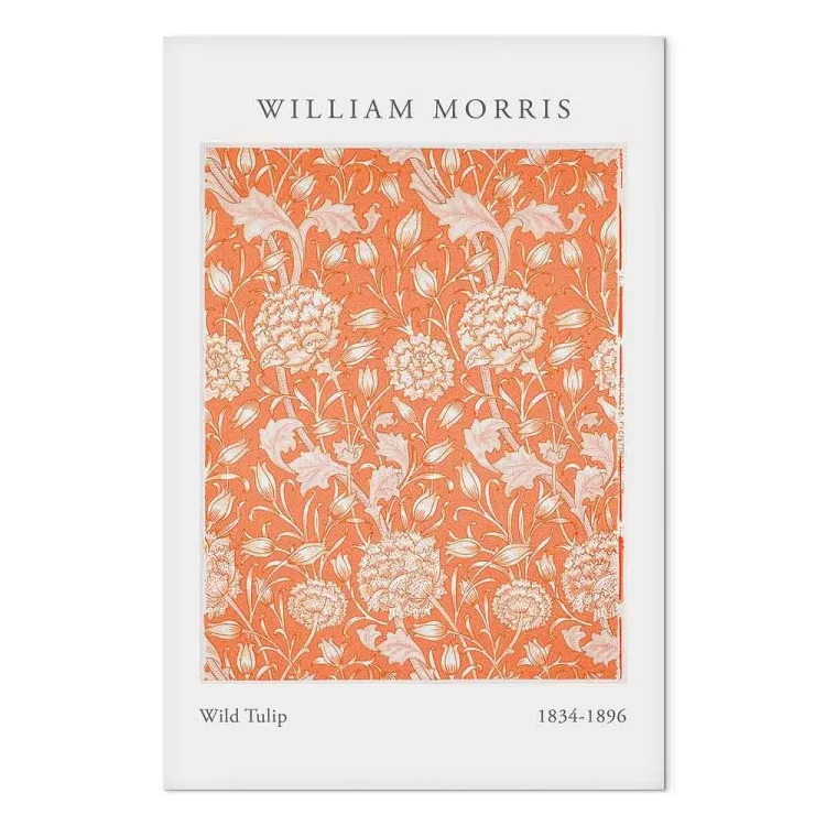 Tulpaner av William Morris (1-delad) vertikal - växtkomposition