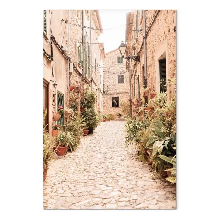 Gamla gator i Valldemossa (1-panel) - landskap i stadens centrum
