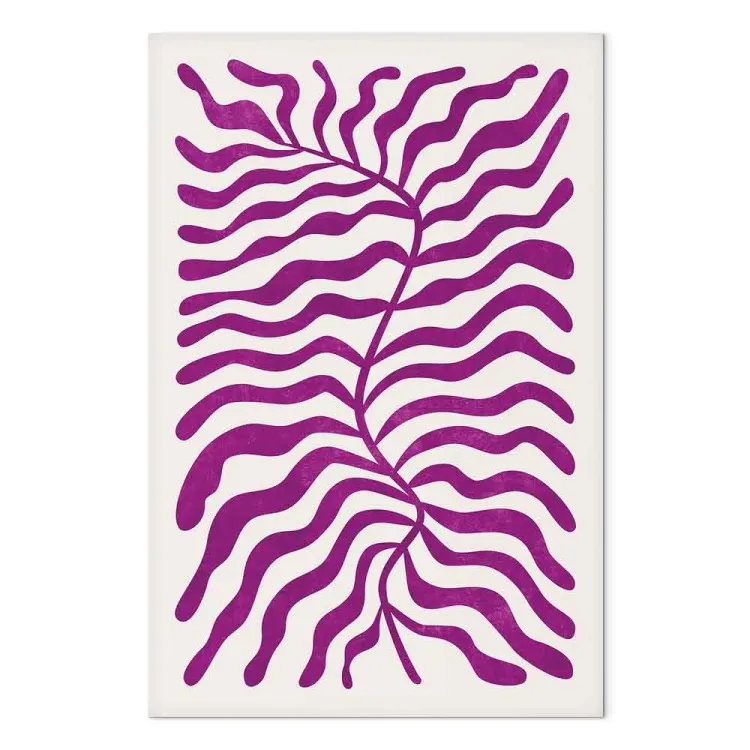 Geometrisk abstraktion (1-del) - lila former och figurer
