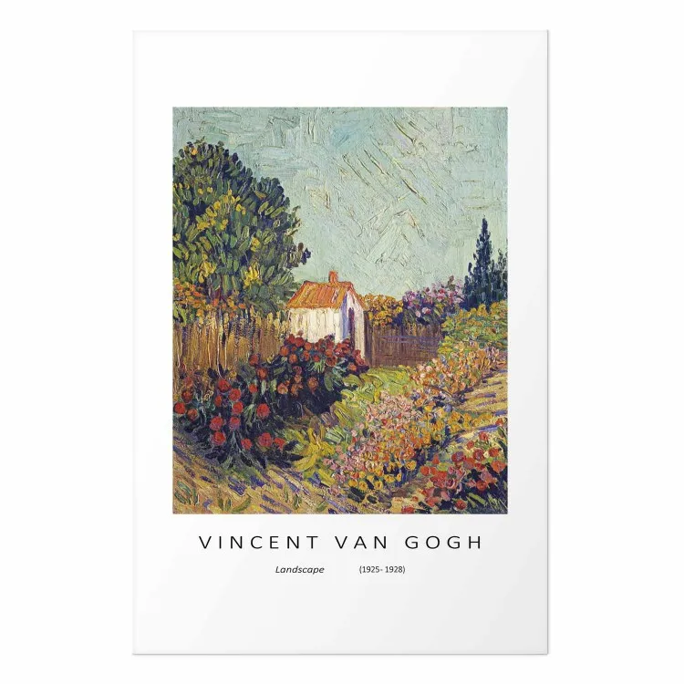 Landskap - reproduktion av Vincent van Gogh i en modern utgåva