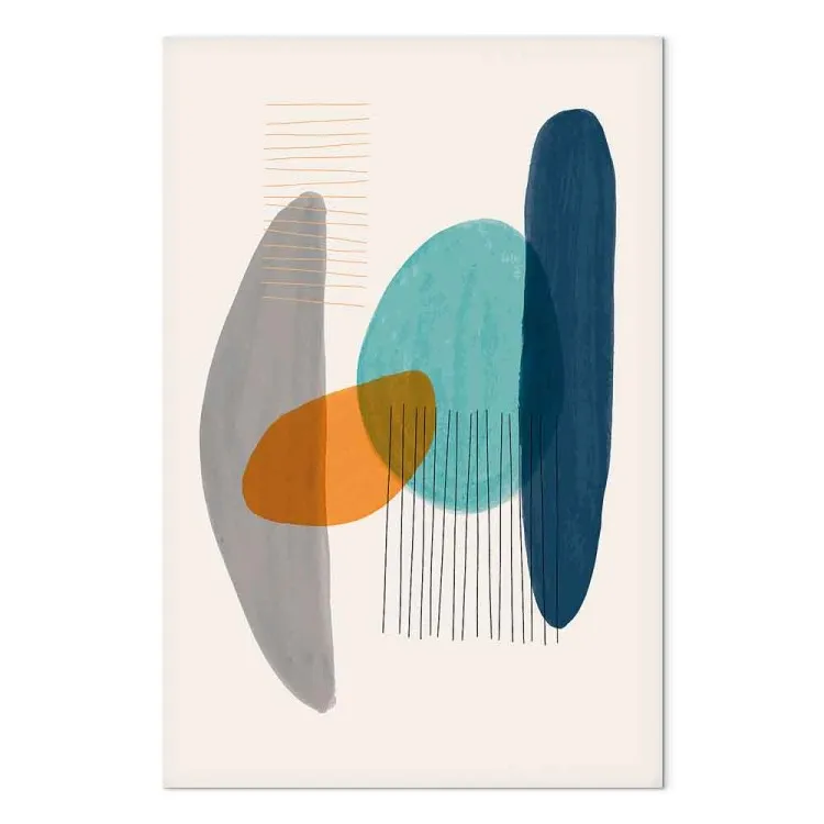 Abstract Colors - Colorful Composition of Cylindrical Shapes