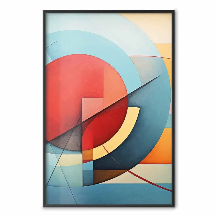 Dekonstruktivism - geometrisk komposition i stil med Kandinsky
