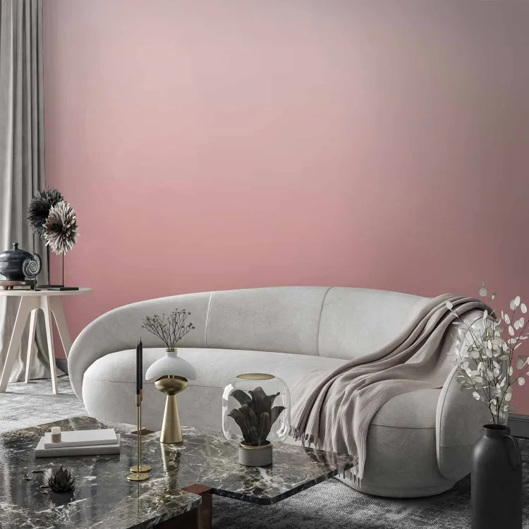 Morning of love - mjuk gradient från rosa till ljus beige