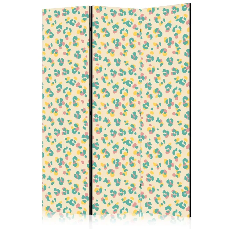 Coloured spots - flerfärgade fläckar på ljus bakgrund som bildar ett mönster